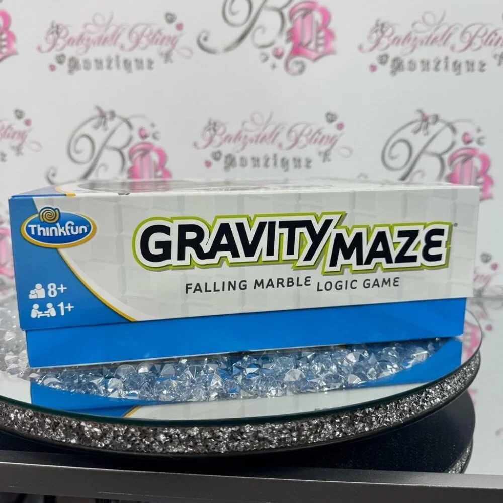 ThinkFun Gravity Maze Falling Marble Logic Game cards fun gravity logic